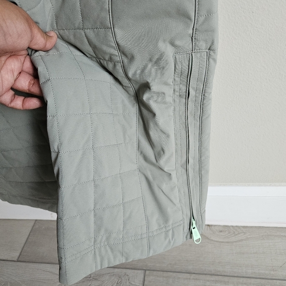 Free People Greyed Olive All Prepped Bibb Snow Jumpsuit NWT - Picture 8 of 14